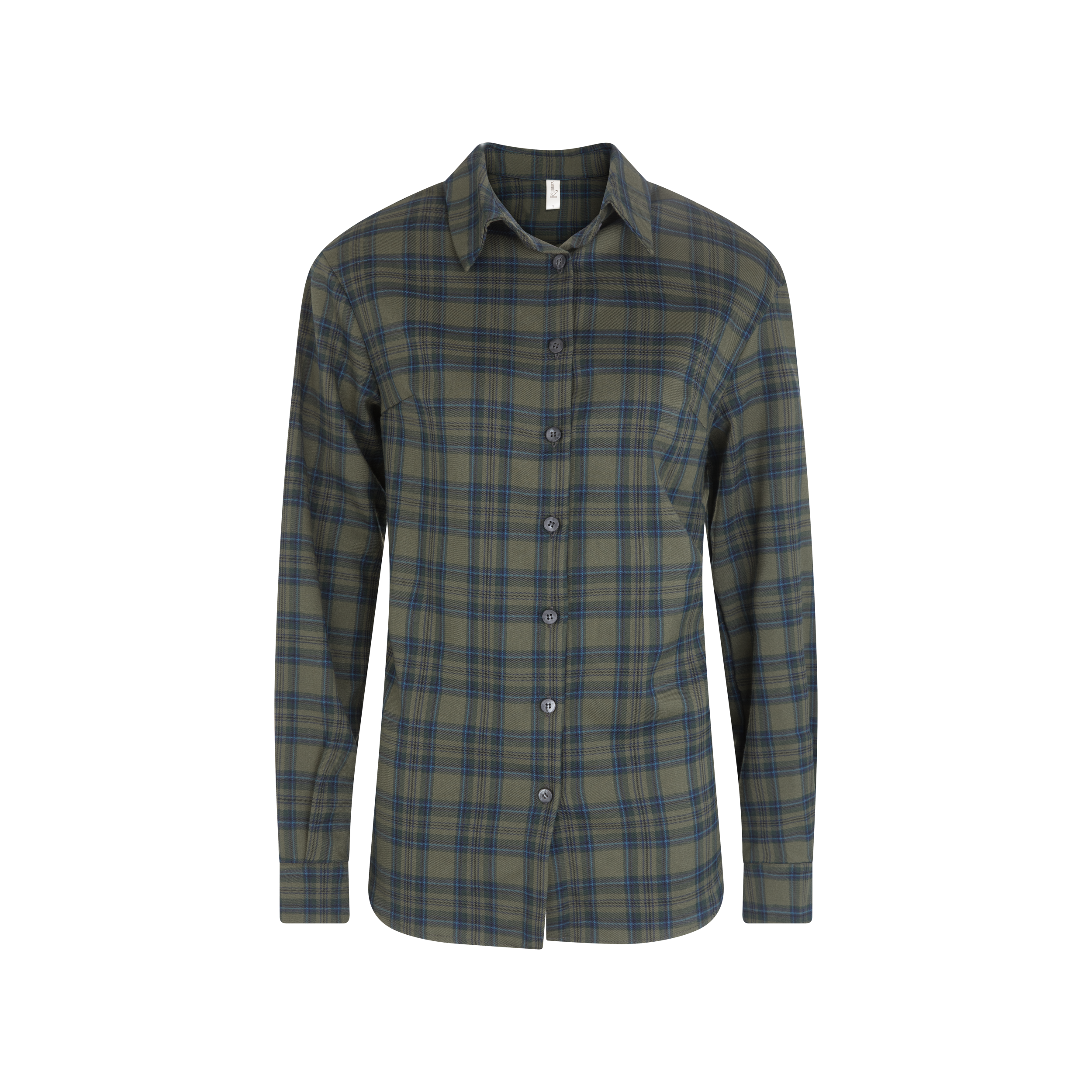 חולצת ניו יורק משובצת ירוקה